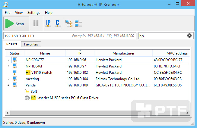 advanced ip scanner portable apps
