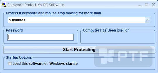 Password Protect My PC Software for Windows, free download