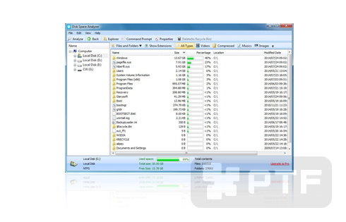 free downloads Glary Disk Explorer 6.1.1.2