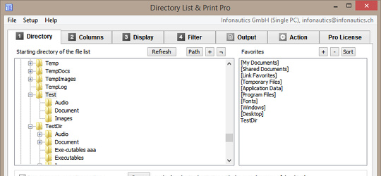 Directory List & Print 4.27 for mac instal free