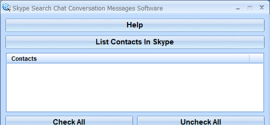 how to search a skype conversation