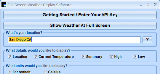 weather display downloads