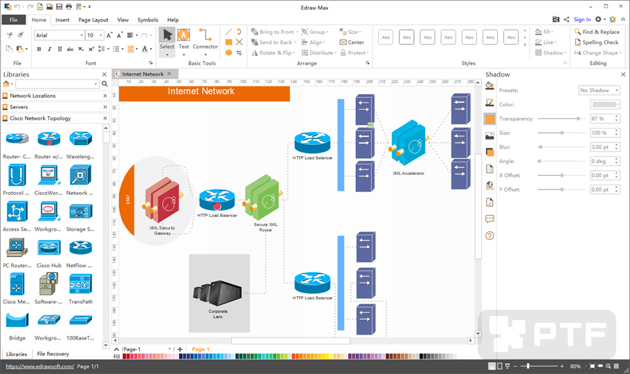 Network Diagram Maker For Windows, Free Download