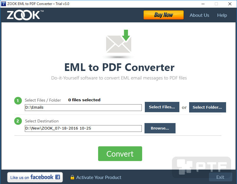 zook eml to pst converter 3.0