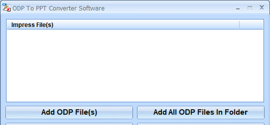 ODP To PPT Converter Software for Windows, free download