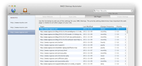 rage sitemap automator serial mac